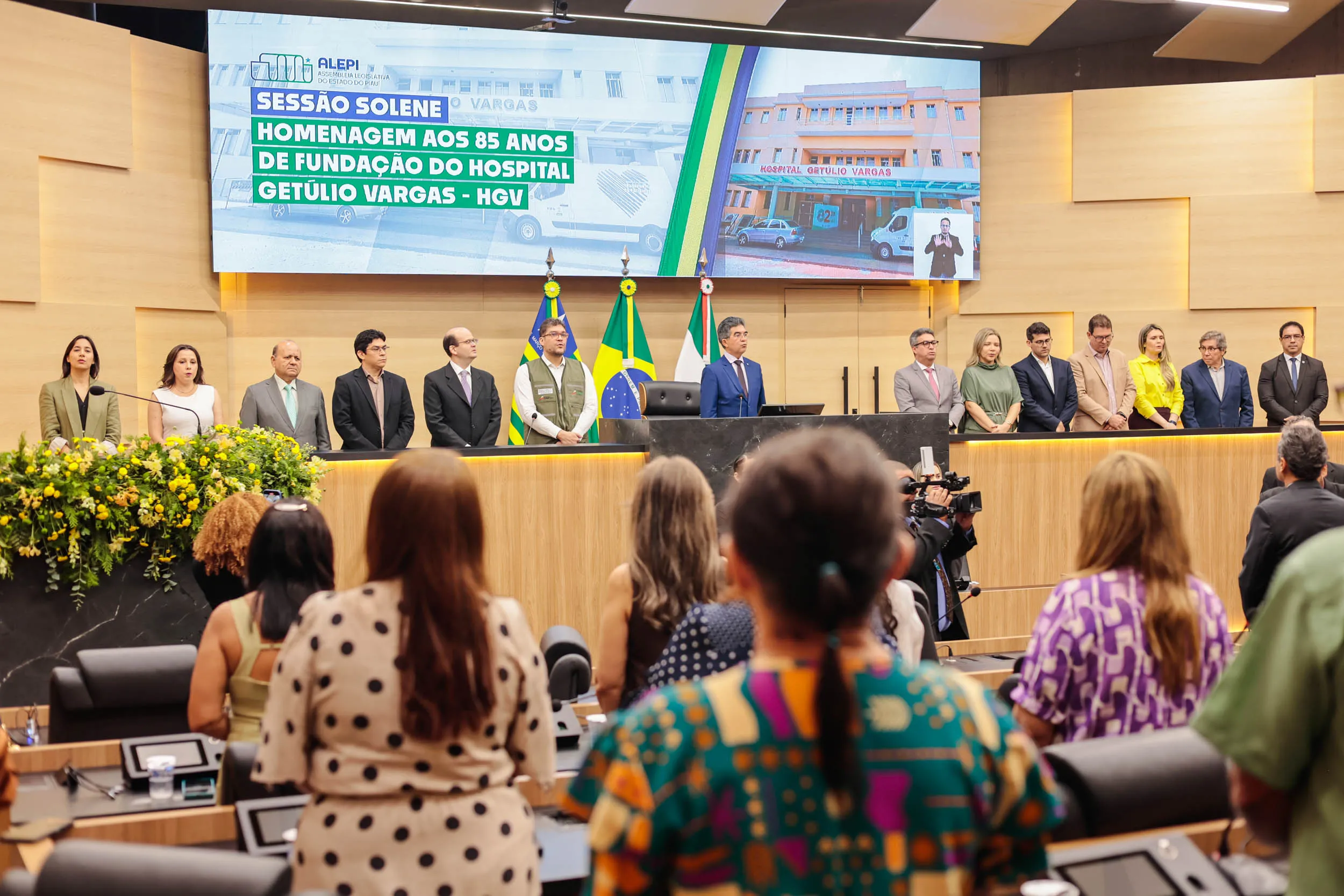 Sessão da Assembleia Legislativa homenageia o HGV