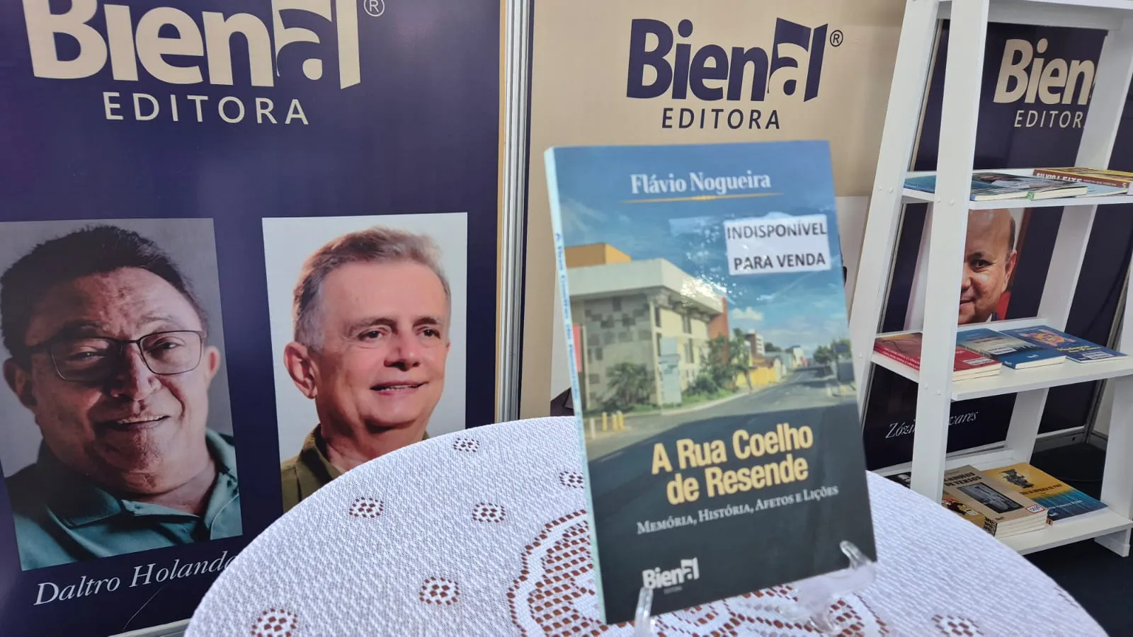 Livro de Flávio Nogueira em destaque no SaLiPi