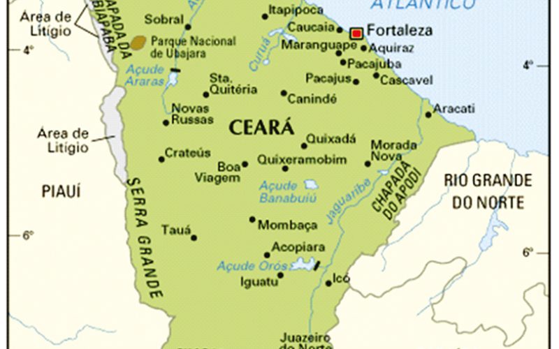 Mapa do litigio/Reprodução: Bacia do Canindé.