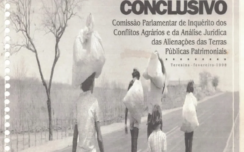 Capa do Relatório da CPI dos Conflitos Agrários/Imagem: Reprodução
