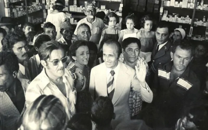 Dirceu em Oeiras, em 1978: Imagem: Fundação Nogueira Tapety.